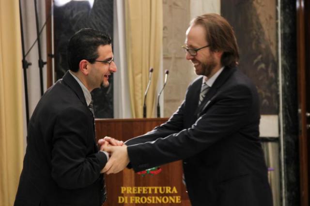 felicitazioni di Roberto Prosseda a Francesco Marino